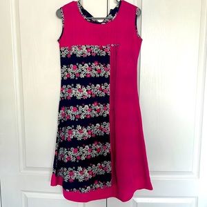 This pick flower dress is great for summer!